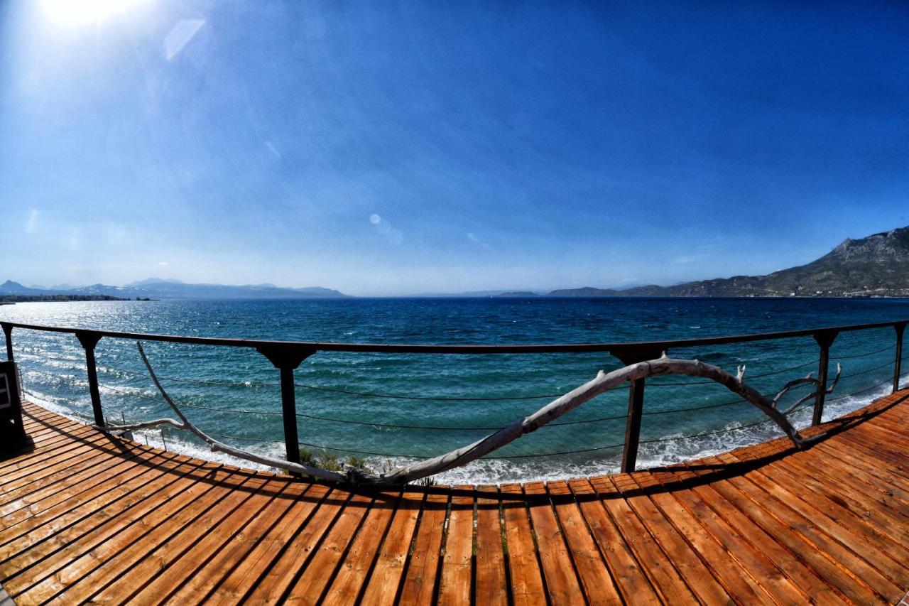 Luxurious Villa By The Sea Posidhonía Exteriér fotografie